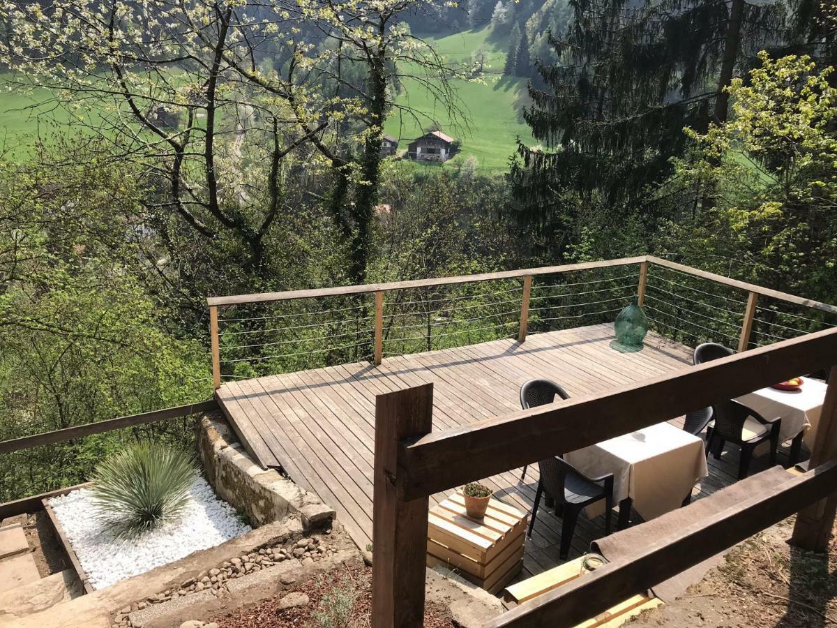 Knottn Hüttl, St. Pankraz/Ulten, Nähe Meran Exterior foto